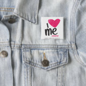 I Herz ich magentarot Button (Beispiel)