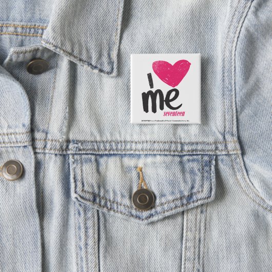 I Herz ich magentarot Button (Beispiel)