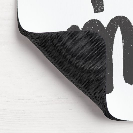 I Herz ich magentarot Mousepad (Ecke)