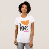 I Herz ich orange T-Shirt (Vorne ganz)