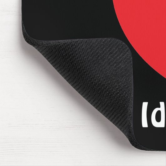 I Herz Idaho Mousepad (Ecke)