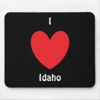 I Herz Idaho Mousepad