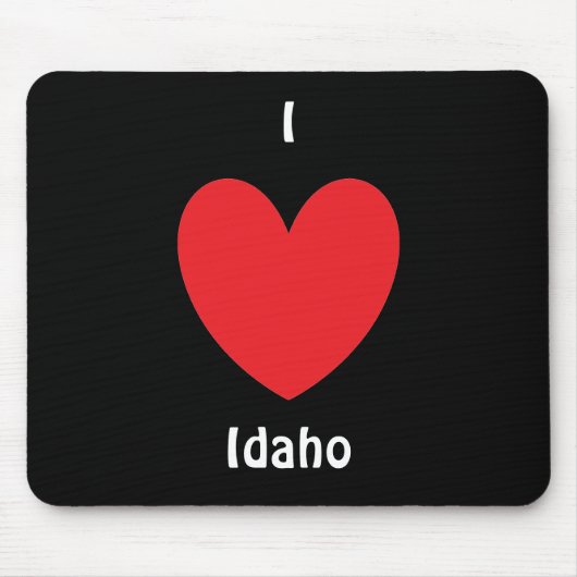 I Herz Idaho Mousepad (Vorne)