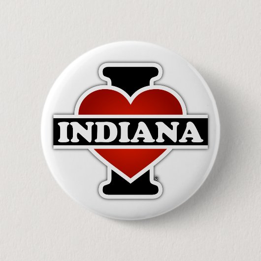 I Herz Indiana Button (Vorderseite)