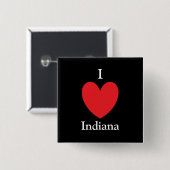 I Herz-Indiana-Knopf Button (Vorne & Hinten)