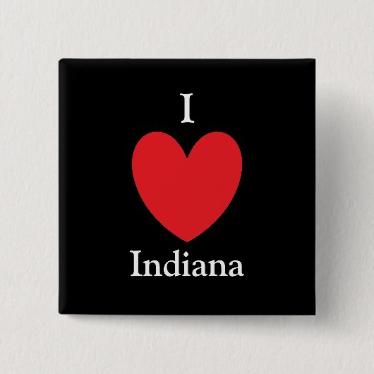 I Herz-Indiana-Knopf Button (Vorderseite)