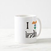 I "Herz" Indien - i-Liebe Indien Kaffeetasse (VorderseiteRechts)