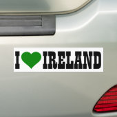 I [Herz] Irland Autoaufkleber (Auf Auto)
