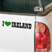 I [Herz] Irland Autoaufkleber (Auf Lkw)