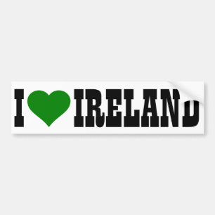 I [Herz] Irland Autoaufkleber