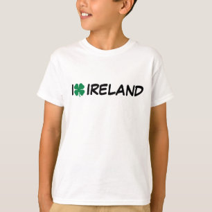 I [Herz] Irland - Kleeblatt T-Shirt
