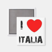 I [Herz] Italia Magnet (Vorderseite/Rückseite)