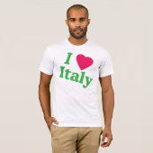 I Herz Italien T-Shirt (Vorne ganz)