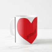 I Herz Japan Kaffeetasse (Vorderseite Links)