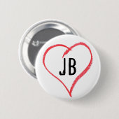 I Herz JB Button (Vorne & Hinten)