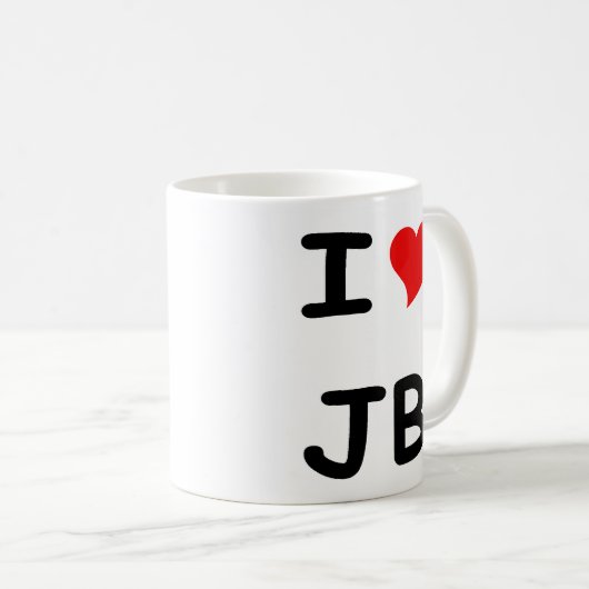 I HERZ JB KAFFEETASSE (VorderseiteRechts)