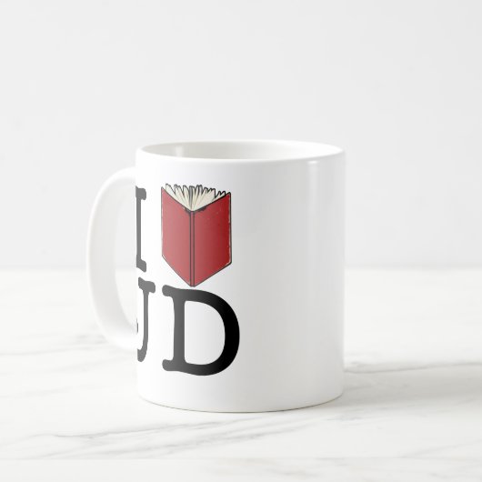 I Herz JD Kaffeetasse (Vorderseite Links)