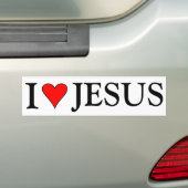 I Herz Jesus Autoaufkleber (Auf Auto)