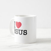 I Herz Jesus Kaffeetasse (Vorderseite Links)