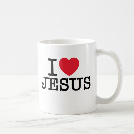 I Herz Jesus Kaffeetasse (Rechts)