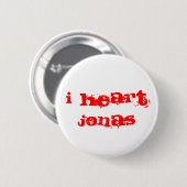I HERZ JONAS BUTTON (Vorne & Hinten)