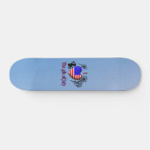 I Herz Juli 4. Skateboard (Horizontal)