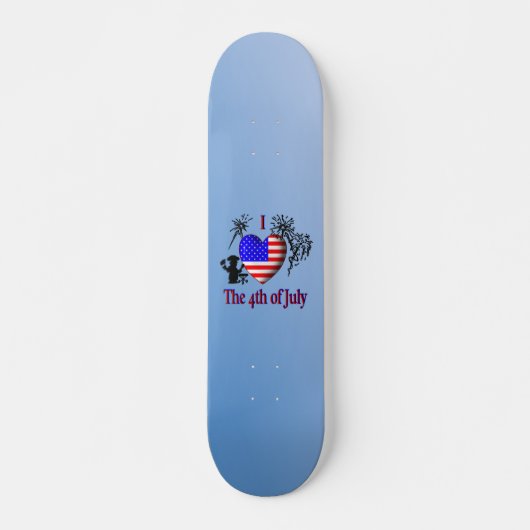 I Herz Juli 4. Skateboard (Vorne)