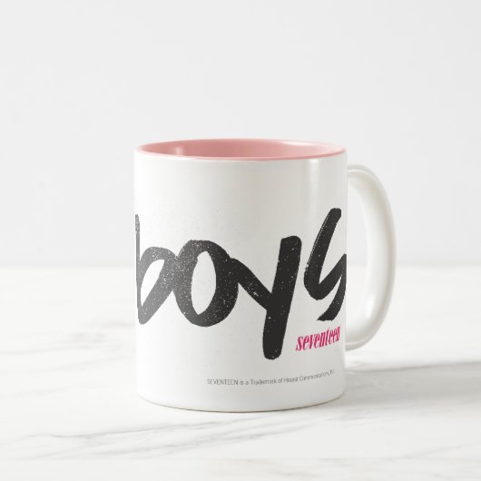 I Herz-Jungen-Aqua Zweifarbige Tasse (VorderseiteRechts)