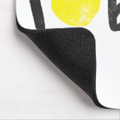 I Herz-Jungen-Gelb Mousepad (Ecke)
