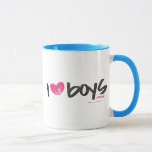 I Herz-Jungen magentarot Tasse