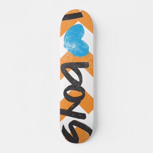 I Herz-Jungen Skateboard (Vorne)