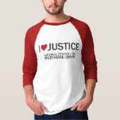 I (Herz) Justiz T-Shirt (Vorderseite)