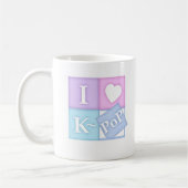 I Herz K~Pop Kaffeetasse (Links)