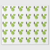 I Herz Kale Geschenkpapier (Flach)