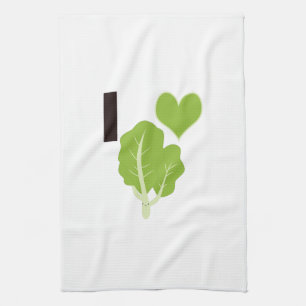 I Herz Kale Küchentuch