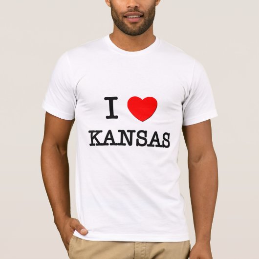 I HERZ KANSAS T-Shirt (Vorderseite)