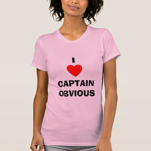 I HERZ-KAPITÄN OBVIOUS T-Shirt (Vorderseite)