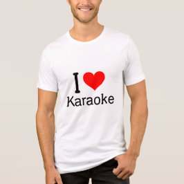 I (Herz) Karaoke Tri-Blend Shirt