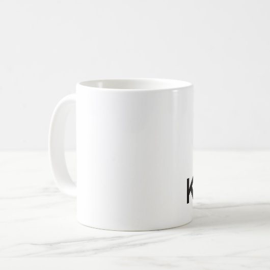 I Herz Kate Tasse (Vorderseite Links)