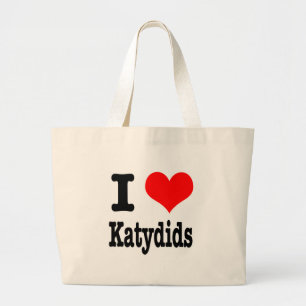 I HERZ Katydiden (LIEBE) Jumbo Stoffbeutel
