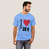 I Herz Katze T-Shirt (Vorne ganz)