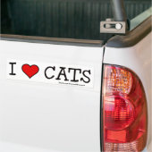 I HERZ-KATZEN AUTOAUFKLEBER (Auf Lkw)