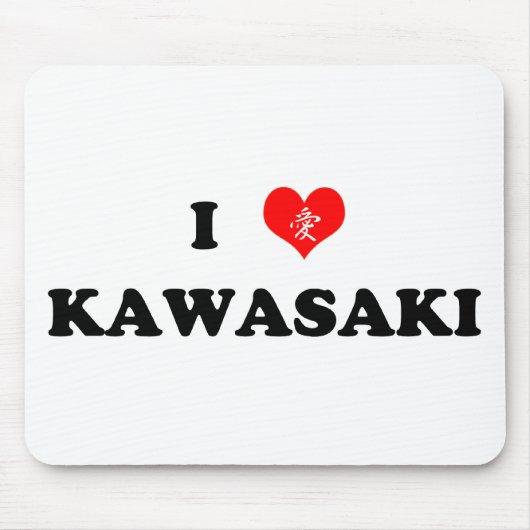 I Herz Kawasaki Mousepad (Vorne)
