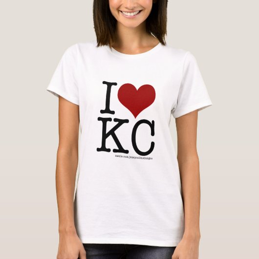 I HERZ KC T-Shirt (Vorderseite)