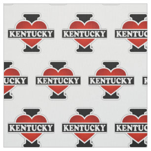 I Herz Kentucky Stoff