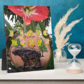 I (Herz) Kenya Buffalo Patch/Print Fotoplatte (Seite)