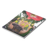 I (Herz) Kenya Buffalo Patch/Print Notizblock (Rotiert)