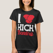 I Herz Kick Boxing T-Shirt (Vorderseite)