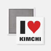 I [Herz] Kimchi Magnet (Vorderseite/Rückseite)