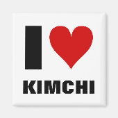 I [Herz] Kimchi Magnet (Vorne)
